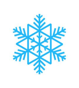 snowflake emoji vector