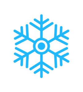 Xmas snowflake vector