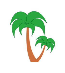 Beach Trees Vector