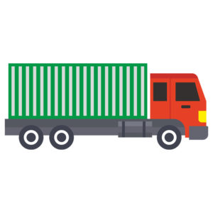 TRAILER TRUCK VECTOR ART