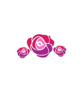 Pink Color Shades Wedding Floral Pattern Vector Art