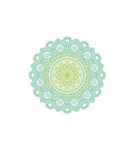 Alluring Heart Chakra Yoga Vector Art