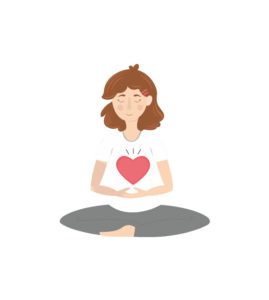 Graceful Young Woman Yoga Pose Vector Art