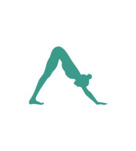 Downward Dog Yoga Pose Vector Art