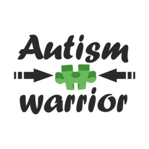 Compelling Autism Warrior Vector Art