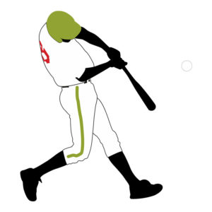 Baseball Batter Vector Art