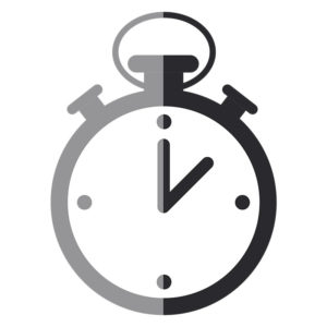 Half Shaded Stop Watch Basketball Vector Art