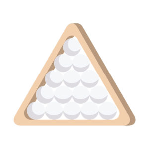 Snooker Balls Triangle Vector Art