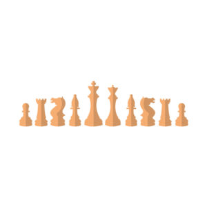 Compelling Chess Pieces Vector Art