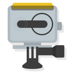 IDEAL AND OPTIMAL UNDERWATER CAMERA VECTOR ART