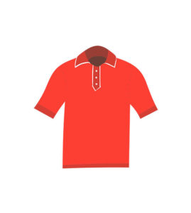 Dazzling Golf Club Red Tees Vector Art