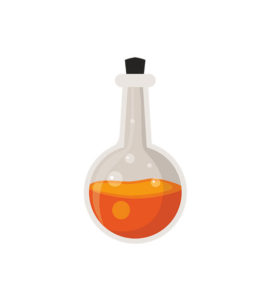 Enchanting Halloween Magic Potion Bottle Vector Art