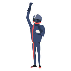 Champion Rider Vector Art