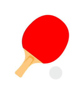 Ping Pong Paddle Vector