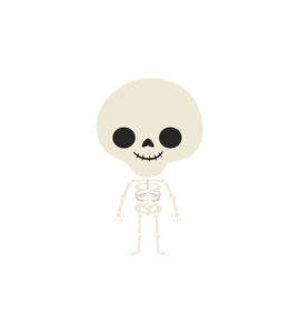 Deadly Skull Halloween Costume Vector Art