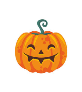 Beaming Face Jack OLantern Halloween Vector Art