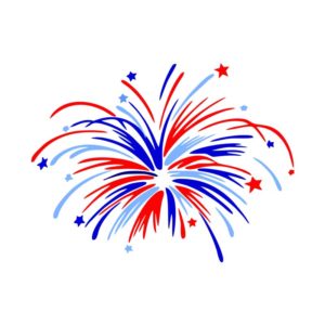 INDEPENDENCE DAY FIREWORKS VECTOR