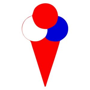 ICE CREAM CONE VECTOR DESIGN