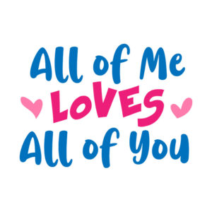 Sweet Valentines Day Quote Vector Art