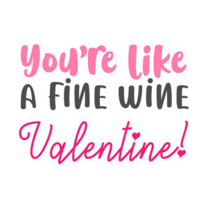 Smooth Valentines Day Love Quote Vector Art