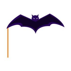 Spine-chilling Bat Halloween Mask Vector Art