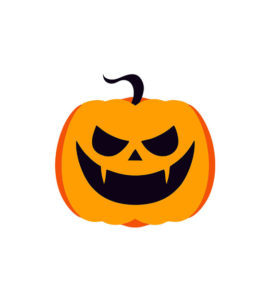 Malignant Halloween Pumpkin Vector Art