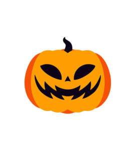 Sinister Halloween Pumpkin Vector Art