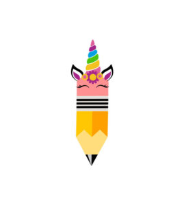 Enchanting and Cute Pencil Unicorn Vector Art