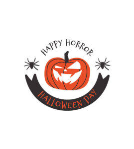 Jack O Lantern Wishing Happy Halloween Vector Art