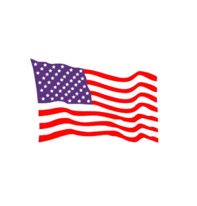 US flag vector art work