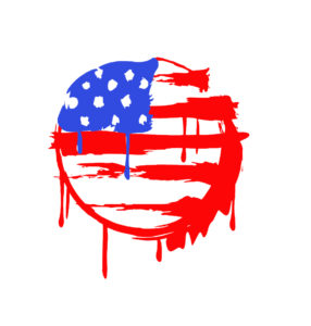 United State flag vector art