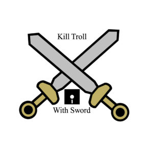 kil troll with sword