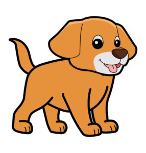 Cartoon Happy Dog