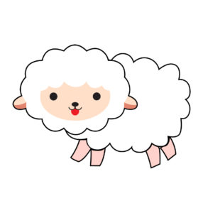 White Sheep vector