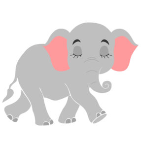 baby elephant cartoon