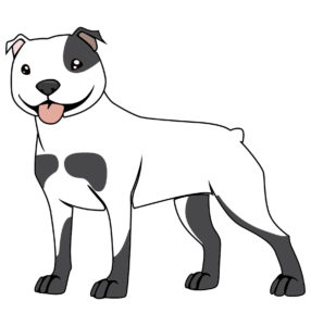 bully dog vector art