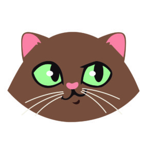 cat face vector art