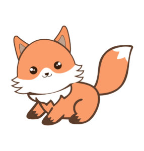 cute baby fox design