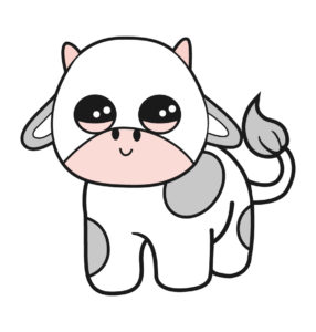 cute cow design