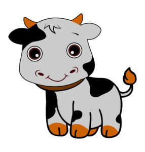 cute cow vector