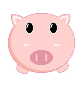 cute pink pig
