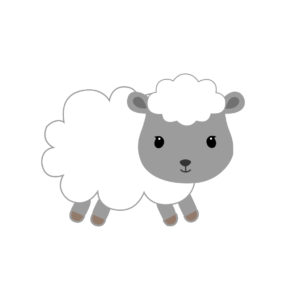 cute sheep vector