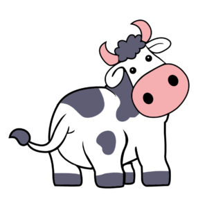 dairy cow vector