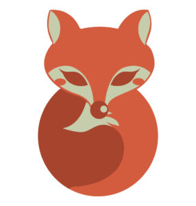 fox vector art design