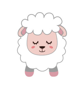 sad sheep vector