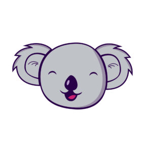 A Face Of Cute Koala Vector