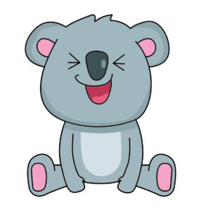 A Happy Koala Vector