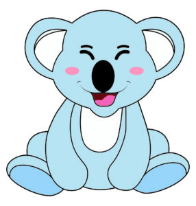 Cute Smile Koala Vector