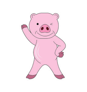 Hello Pig Vector