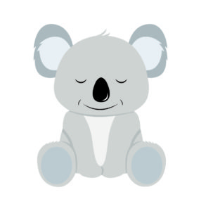 Koala Cartoon Art Design